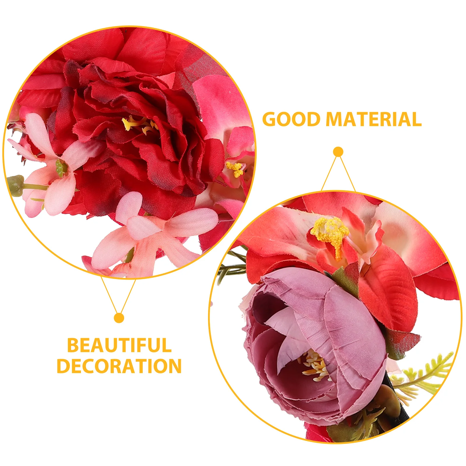 

Artificial Flower Headband Hairband for Fabric Headbands Accessories Bride Fancy Women Valentine