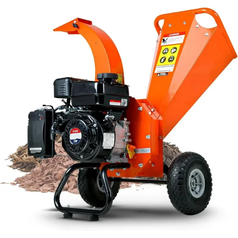 Wide Applications High Safety Efficient Performance Shredder Mulcher Heavy Compact Design Mini Portable Stable Wood Chipper