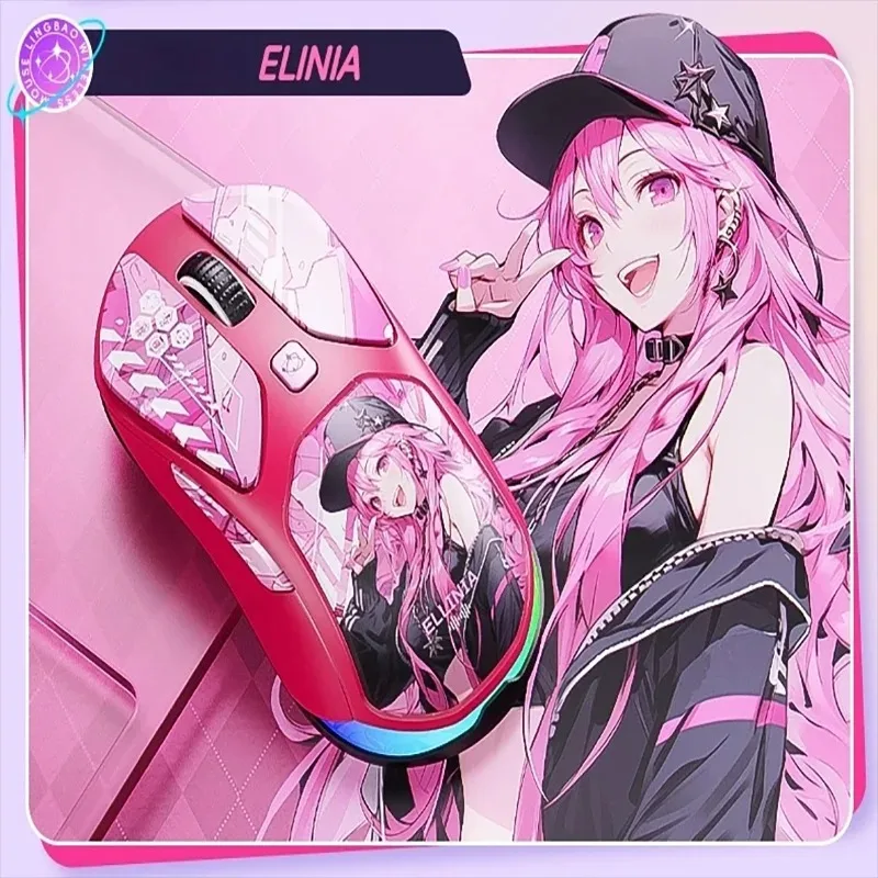 

Lingbao M7 Tri-Mode Wireless E-sports Mouse Anime PAW3311 800mAh Ultra-lightweight Ergonomic Macro Adjustable DPI Gift-Worthy