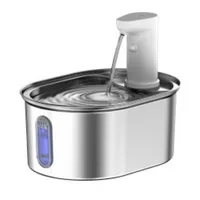 Fuente premium acero 304 para gatos 3,2 L sin enchufe