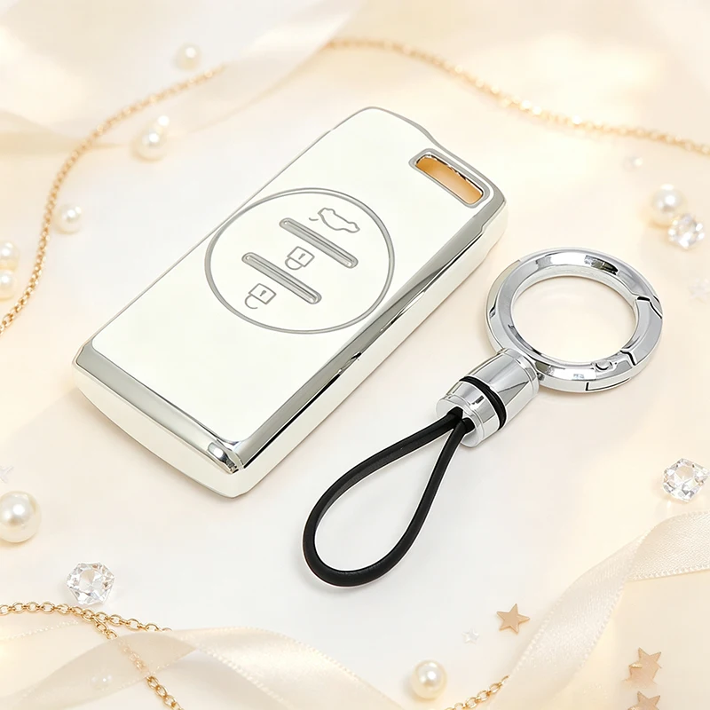 Soft TPU Auto Accessories for Chery Tiggo 7 Pro 8 Pro Exeed Tiggo 2 3x Arrizo 5 Pro Gx 5x EQ7 Tiggo 4 Remote Car Key Cover Case