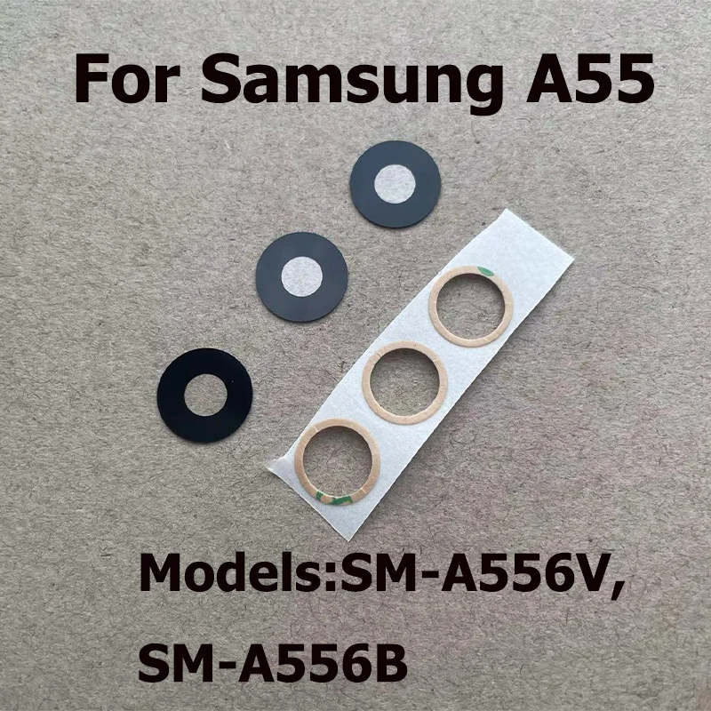 For Samsung Galaxy A05 A05s A15 A25 A35 A55 4G 5G Back Rear Camera Glass Lens Replacement With Glue Sticker Tape Repair Parts