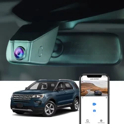 Car Camera for Ford Explorer 5th/ 6th Gen 2011-2023, FITCAMX 4K Integrated Style Dash Cam for Ford, APP Contorl WIFI Conncetion