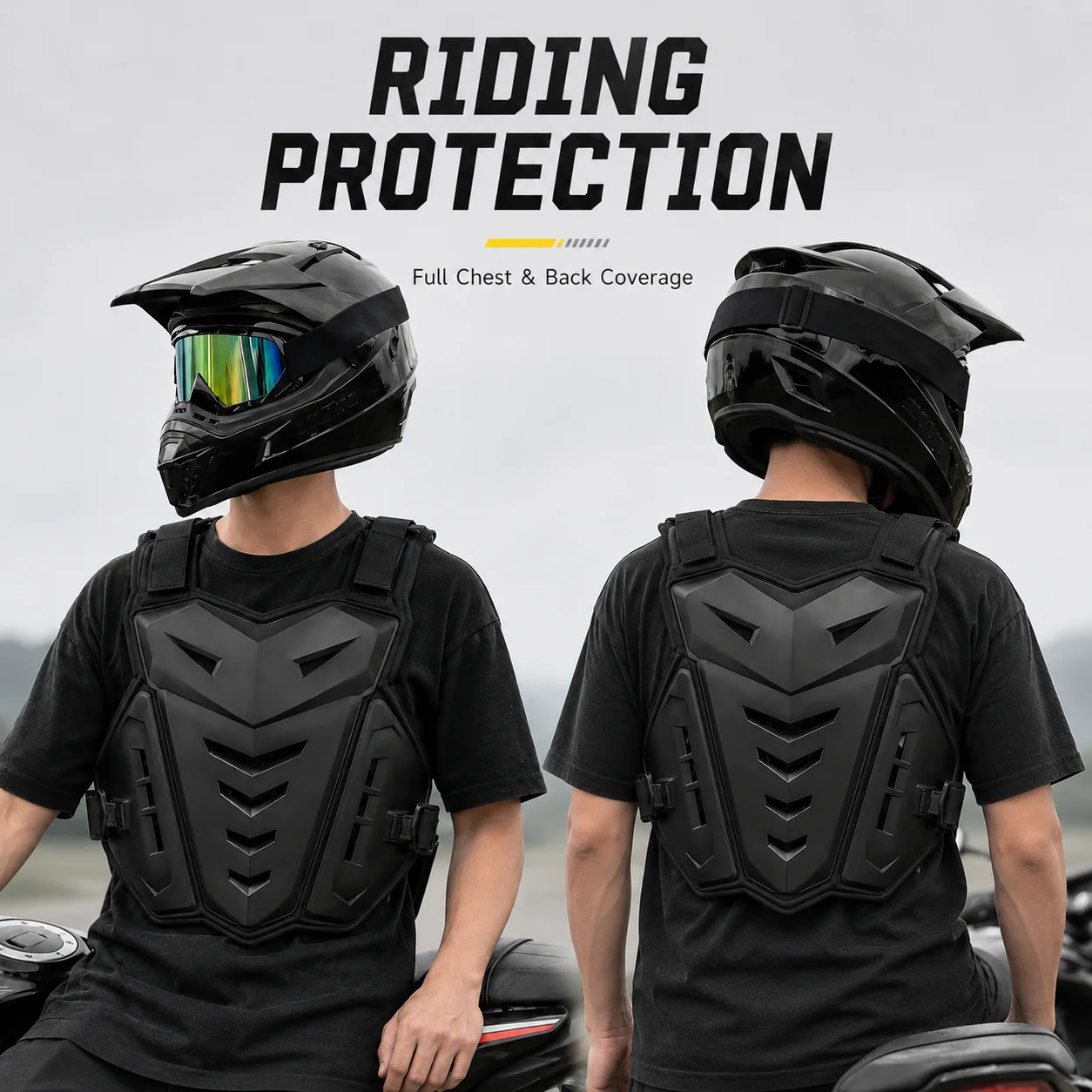 Motorcycle Body Armor Vest Mot - Mountain Biking Chest Protector ulasan dan harga