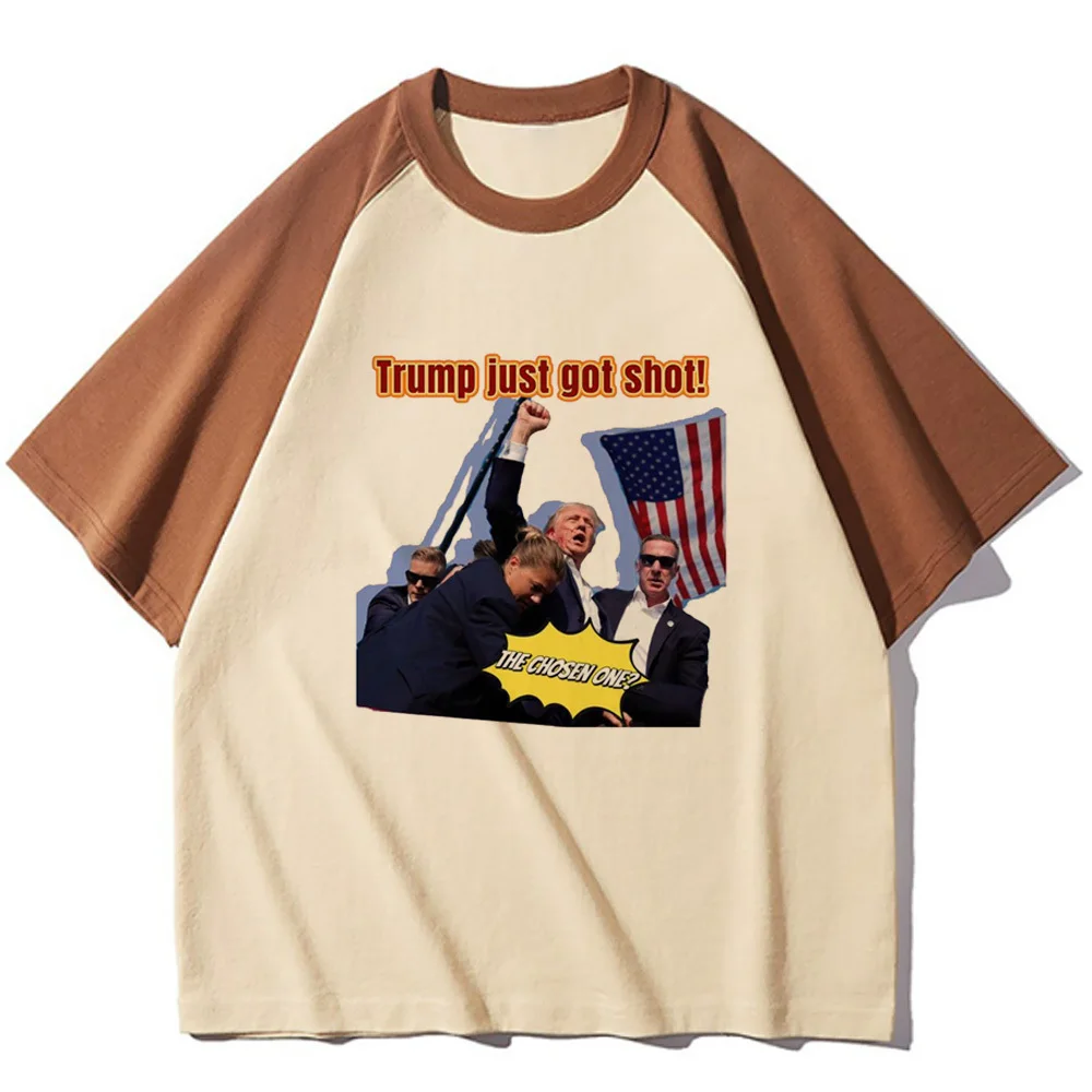 Trump top women manga quick dry elegant t-shirts female comic 2000s funny clothes