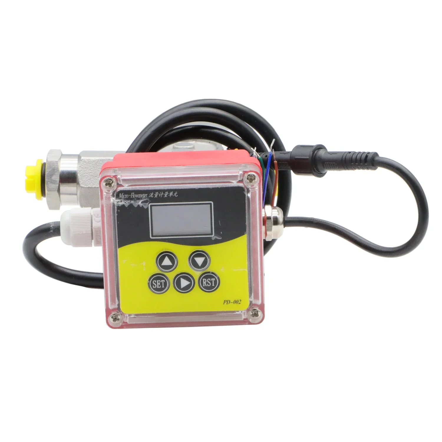 OEM Stainless Steel Mini Gear Flow Meter for High Viscosity Fluid Water Chemical Oil Paint Adhesive Resin Ink Lab Use