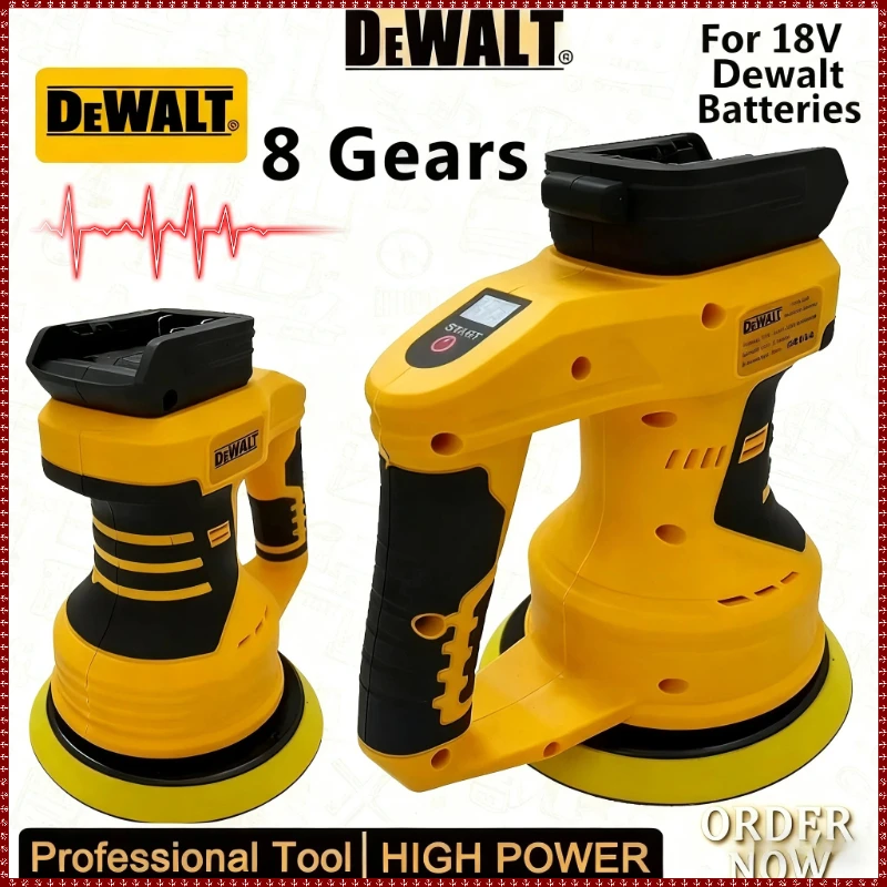 

Беспроводная полировальная машинка Dewalt с 8 скоростями, регулируемая, для авто, электрическая, для воскования, шлифовки, нанесения герметика и глазури, перезаряжаемая, для аккумуляторов Dewalt
