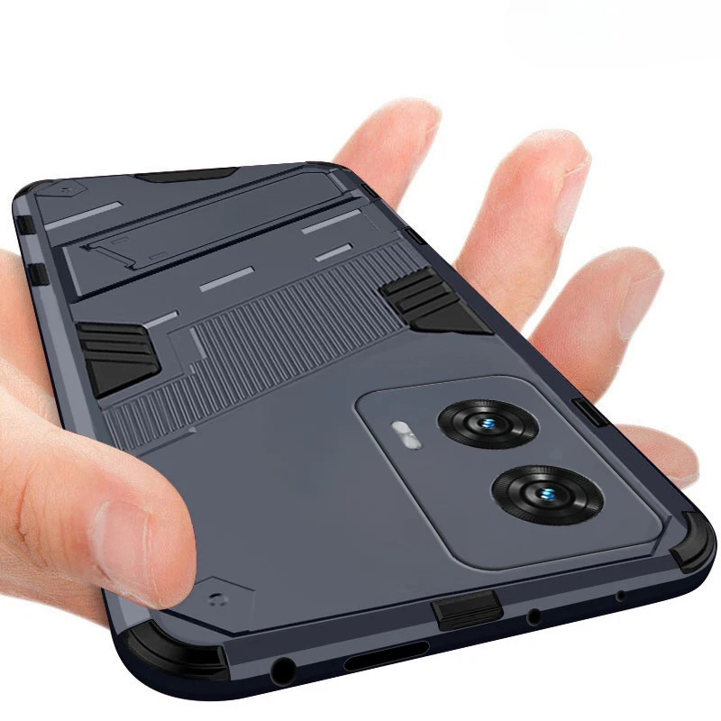

For Moto G96 G56 G86 Power Case Shockproof Holder Magnetic Armor Phone Cases For Moto G56 G96 G86 Power TPU Silicone Back Cover