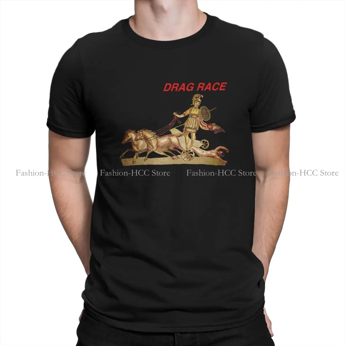 

Achilles’ Drag Race Special Polyester TShirt Ancient Rome Comfortable Graphic T Shirt Stuff