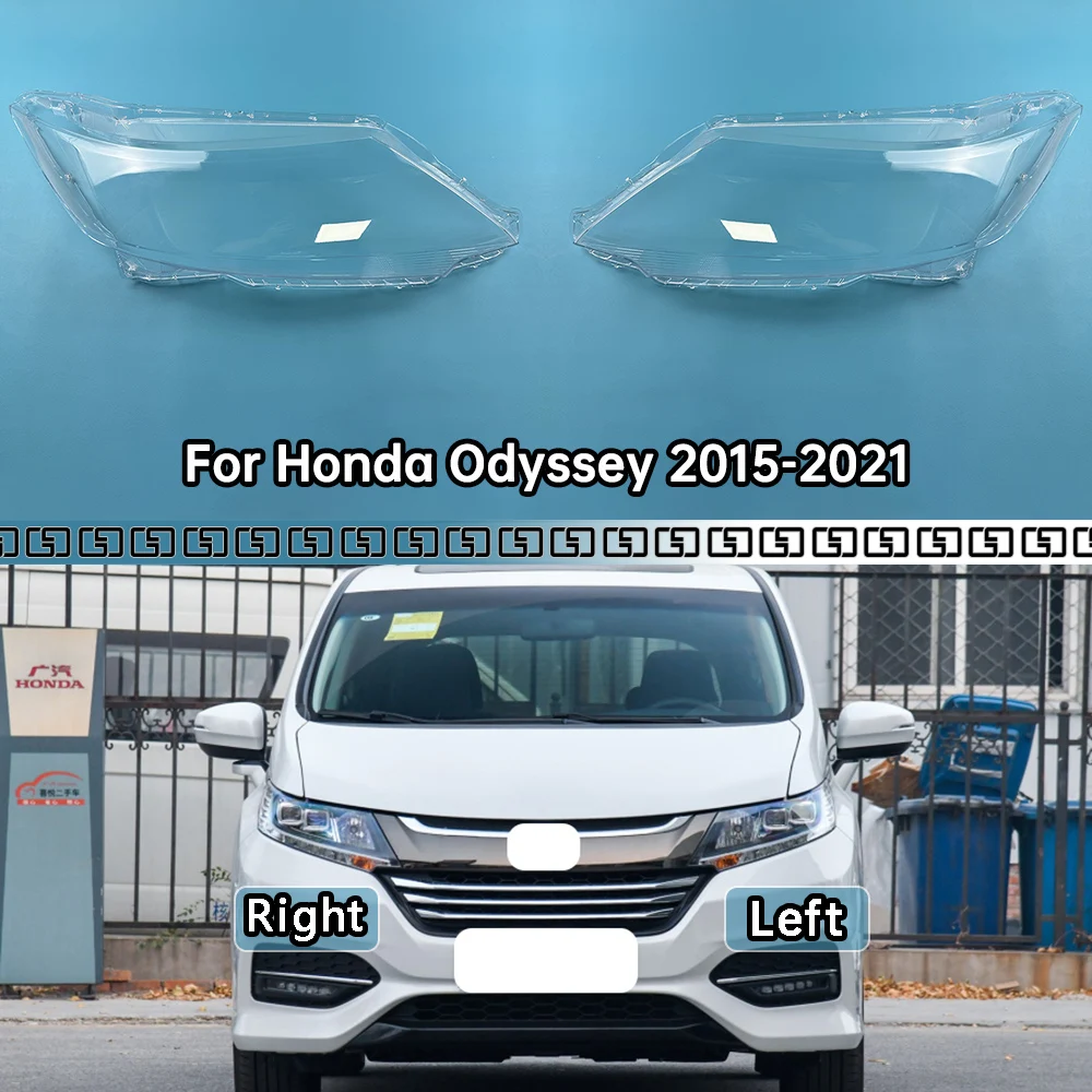 

For Honda Odyssey 2015-2021 Headlamp Cover Transparent Lamp Shade Headlight Shell Plexiglass Replace Original Lampshade