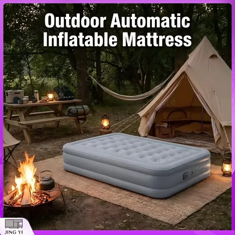 Outdoor Automatic Inflatable Mattress Portable Camping Air Cushion Nap Bed Tent Air Mattress Inflatable Bed for Camping