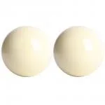 

2pcs Billiards Standard Size Pool Table Balls 5.72CM Diameter Cue Ball Training Ball Sports Match