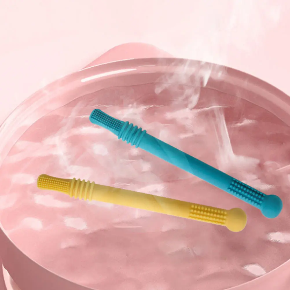 

6 шт., полые молярные палочки для прорезывания зубов, мягкие пищевые палочки для облегчения боли при укусе новорожденных, детские игрушки для прорезывания зубов, полые молярные игрушки для новорожденных