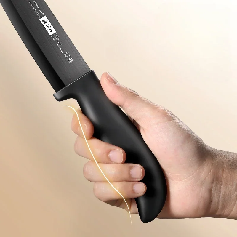 Ceramic knife kitchen anti-rust slicing knife soft rubber light handle fruit knife with knife cover kitchen accessories
