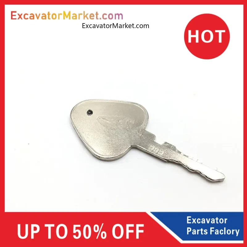 

For Shandong Lingong 60/65/75/80/85/90 Excavator Part Ignition Key Car Door Key