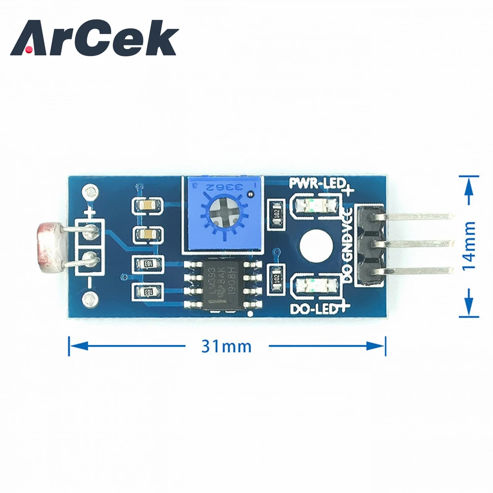 LM393 4pin Optical Sensitive Resistance Light Detection Photosensitive Sensor Module for arduino DIY Kit