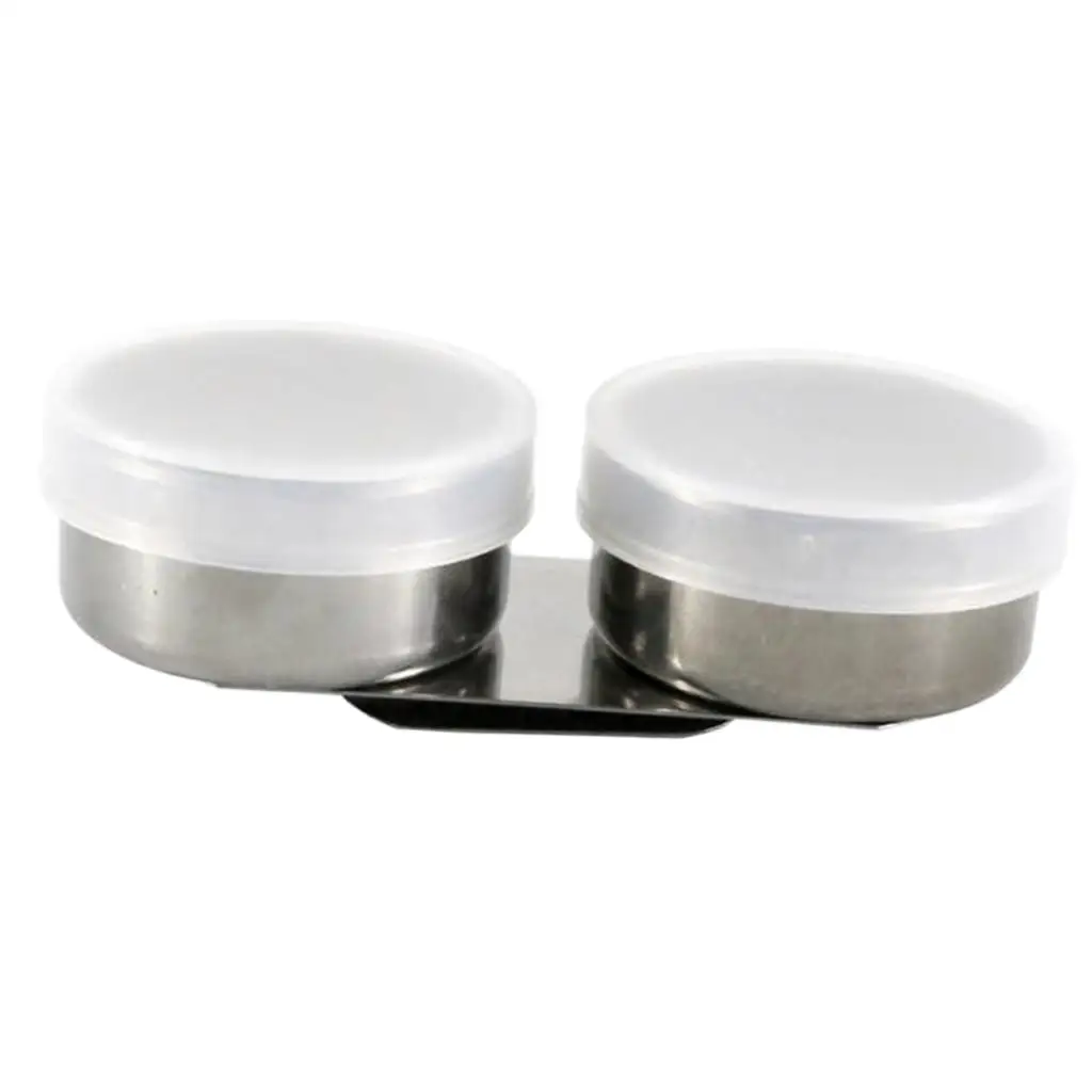 Stainless Steel Dipper Container Cup Painting Pots Oil Water Paint Clip On