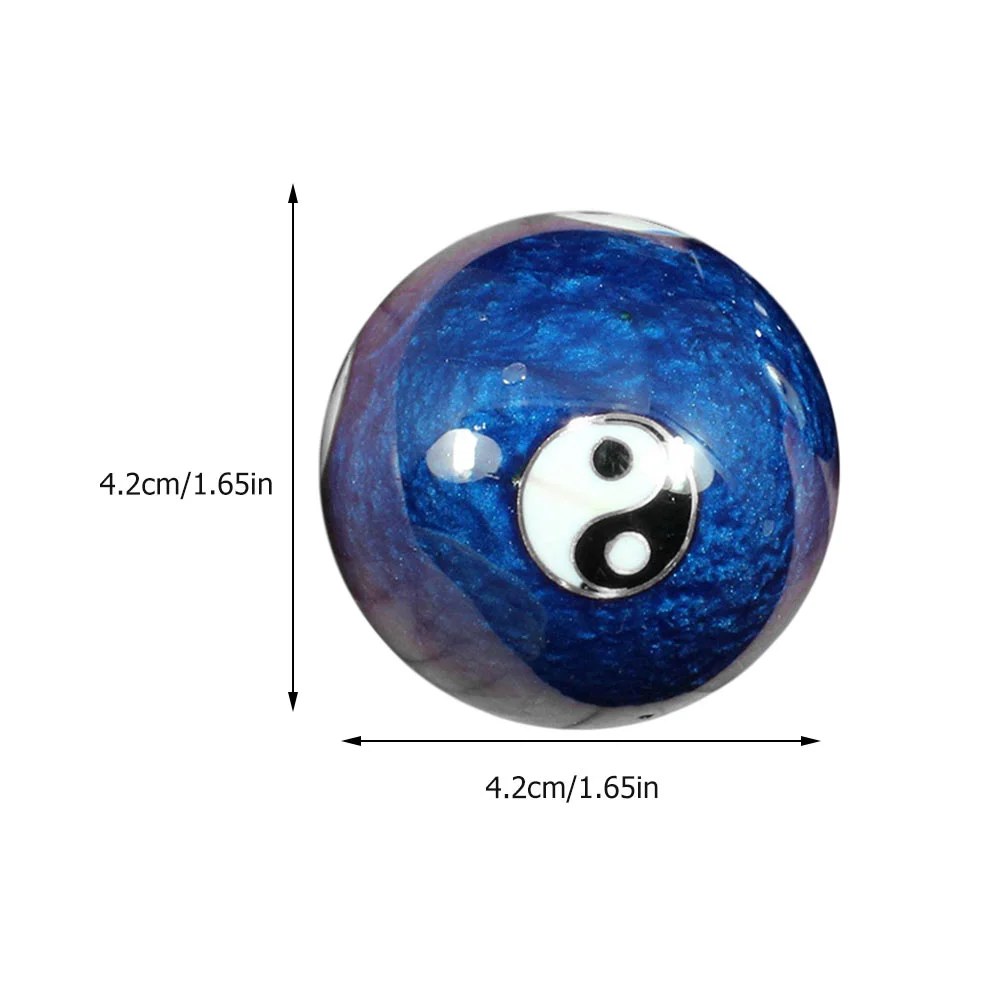 Health Massage Handball Exercise Balls Decorative Marble Chinese for Hands Baoding Care Enamel Massaging Fitness