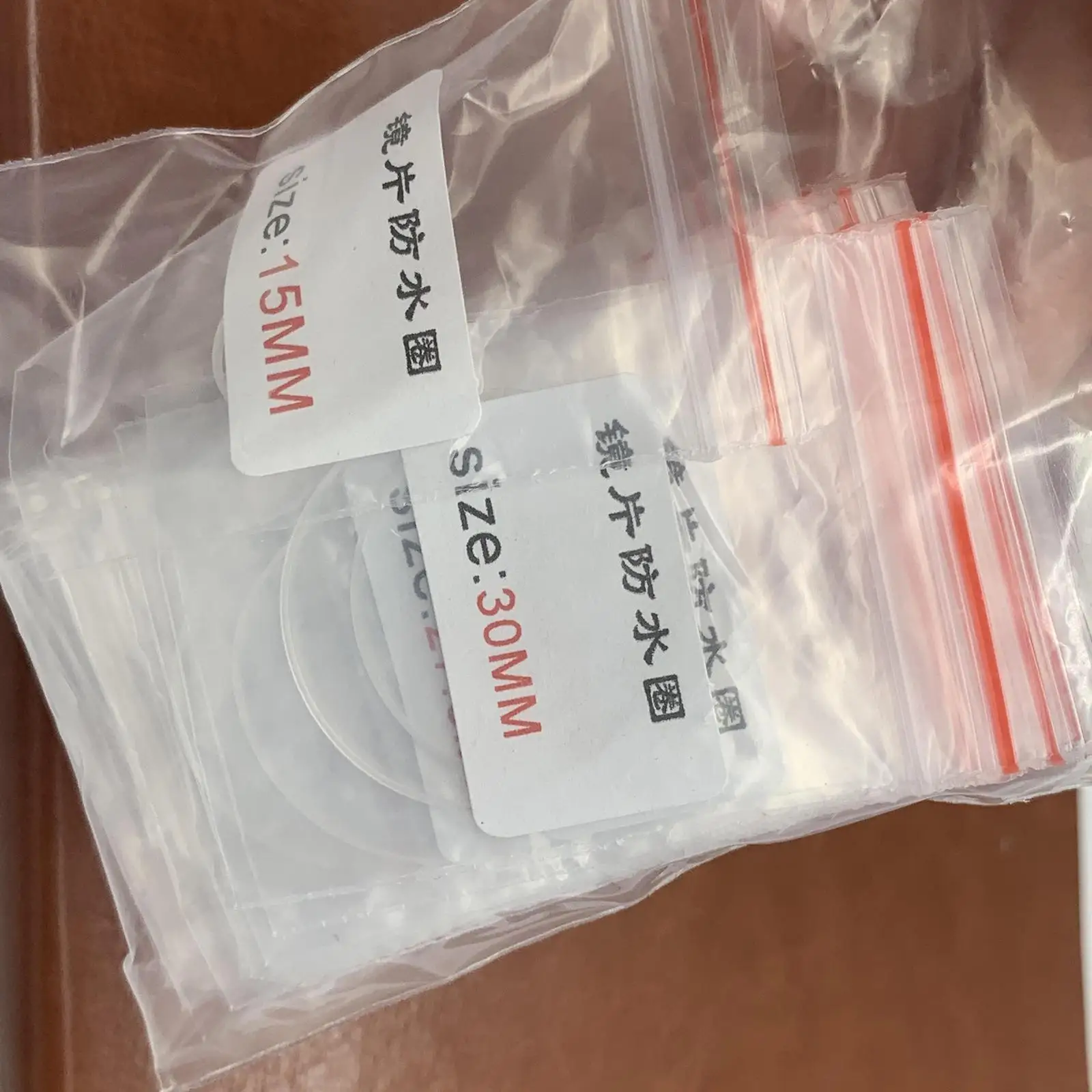 Watch Glass Gasket Seal Washers White Gasket Rubber O Ring for 1.0mm-1.2mm Round Watch Glass