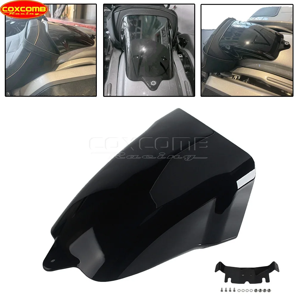 Rear Passenger Seat Cover Motorcycle Solo Pillion Seat Cowl Fairing For Harley Touring Road Glide 121 CVO 117 2023 2024 2025 ABS