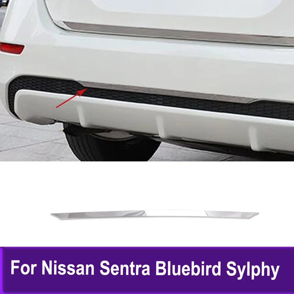 Rear Trunk Lid Cover Trim Car Styling For Nissan Sentra Bluebird Sylphy 2020 2021 2022 2023 2024 Auto Accessories