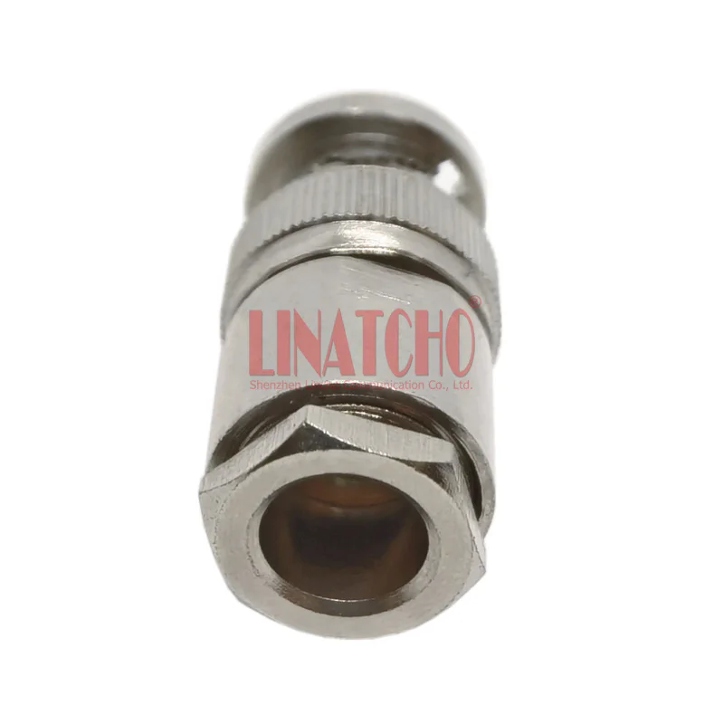 5D-FB LMR300 SYV-50-5 RF Cable 50ohm Straight BNC Male Detachable Connector Clamp Adapter