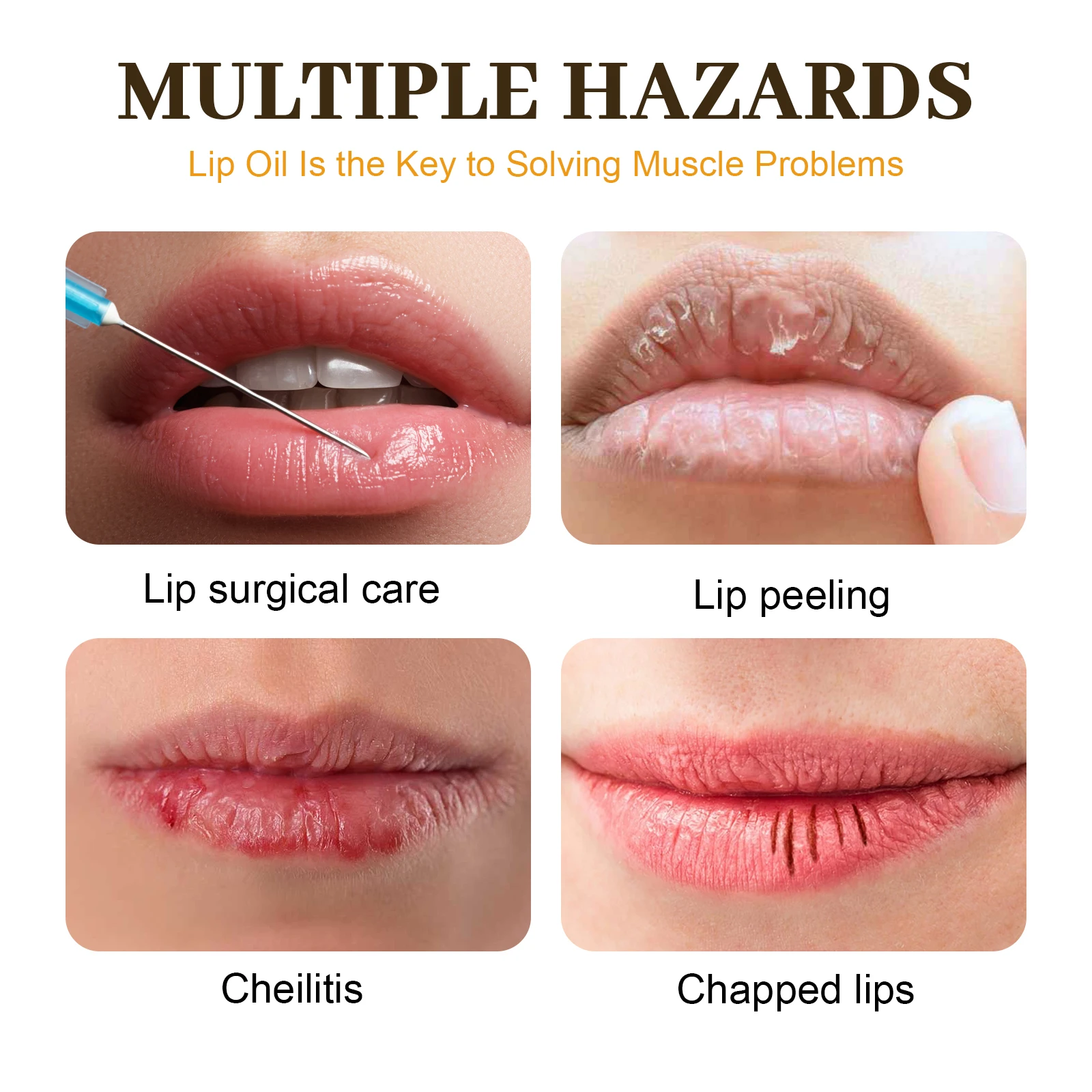 Honey Lip Oil Fresh Beeswax Lip Balm Long-lasting Moisturizing Transparent Lip Oil Liquid Lipstick Lip Care Skin Care Products