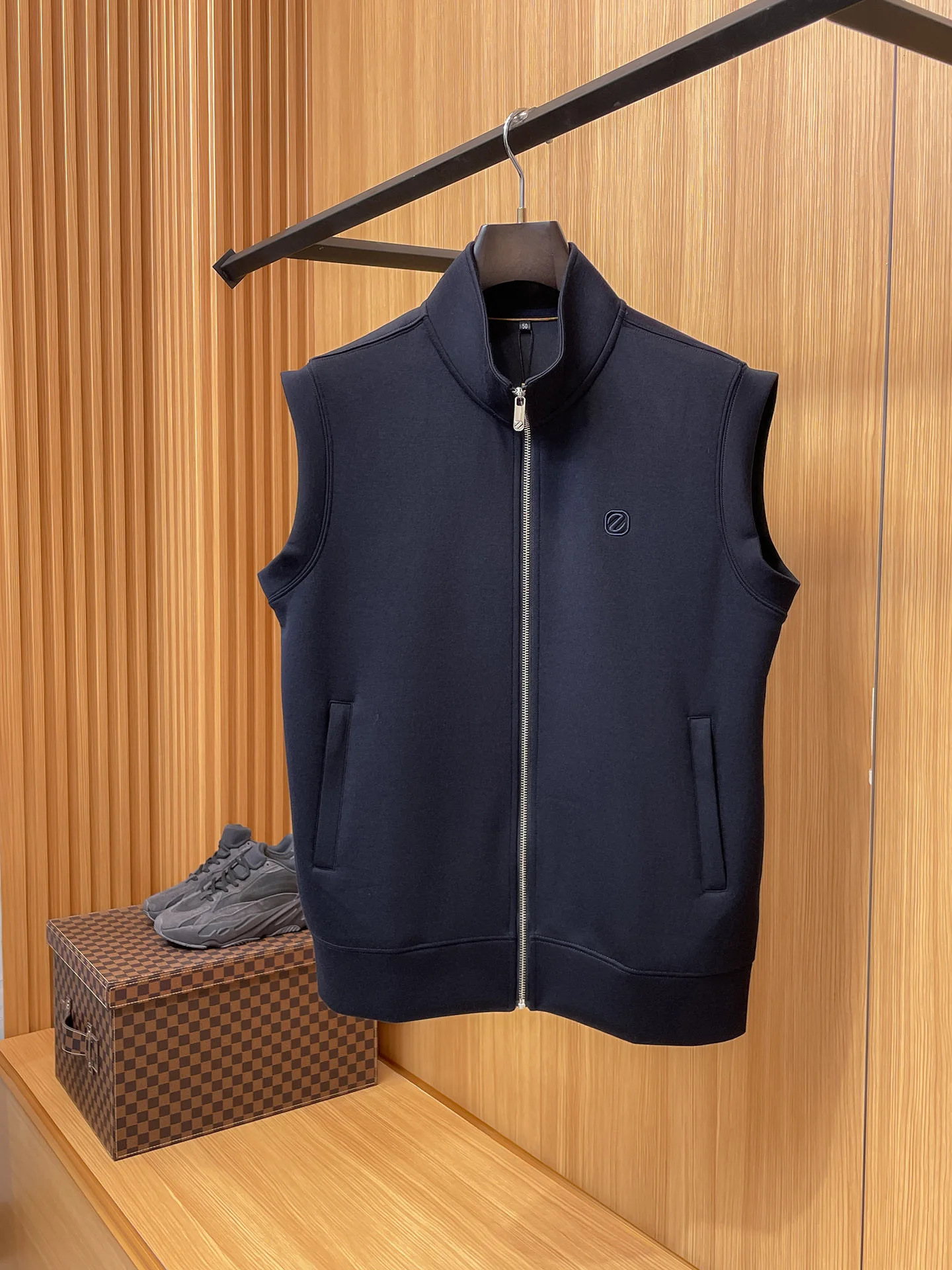 

ntlemanZZ Air Cotton Svel Vest Men's Casual Faion Autumn Winter New Sle Old Money Sle Stand Fit Zipper Clo...