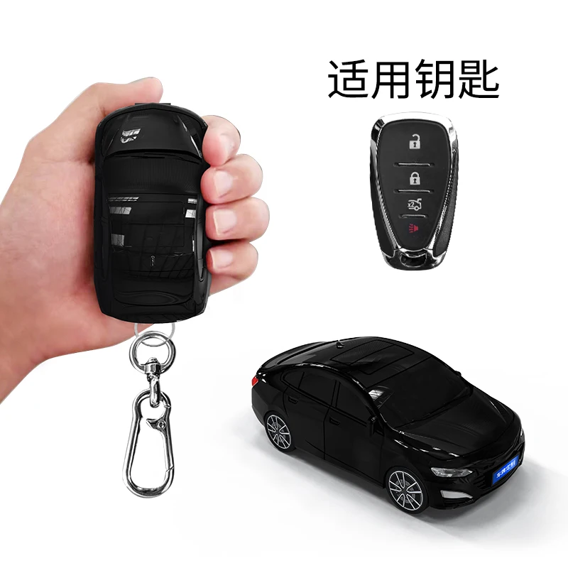 For Chevrole Malibu Car Model Remote Key Case for Blazer Traverse Camaro Cruze Equinox Spark Trax 3 4 5 6 Button Protective Fob