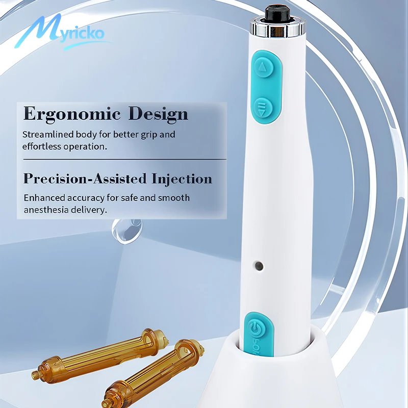 Clinic Grade Dental Anesthesia Injector Booster Low Vibration Electric Oral Local Anesthetic Delivery Equipment