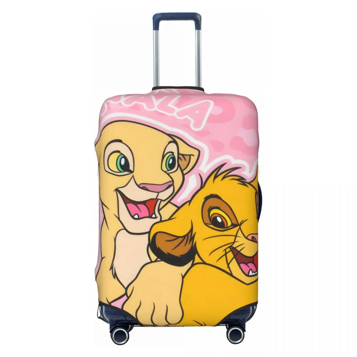 

Забавный защитный чехол для чемодана с мультяшными персонажами L-Lions K-Kings, для чемоданов 18-32 дюймов