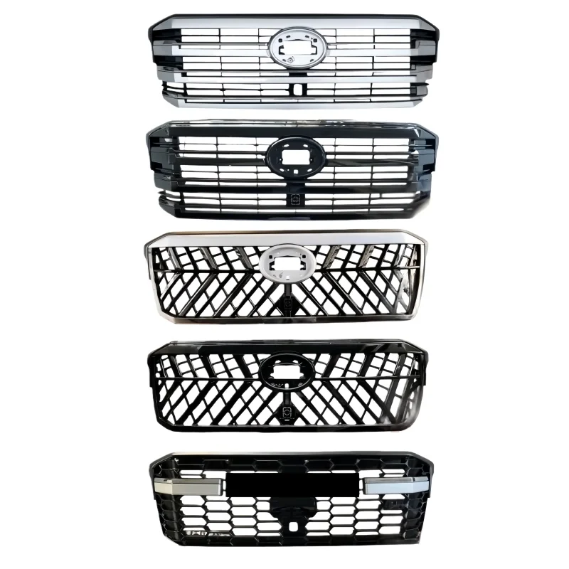 

YBJ Car Accessories Front Grille for Land Cruiser LC300 2022-2024 FJ300 Bumper Ventilation GR Grills Modified Mesh LC300 Grille