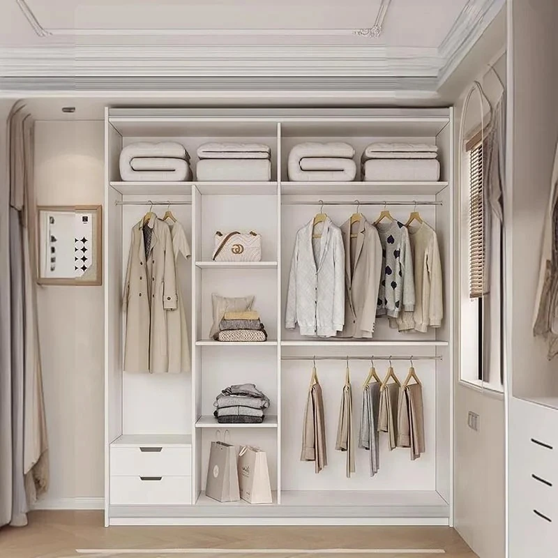 

Armoire Design Wardrobes Drawer White Elegant Wooden Luxury Set Wardrobe Living Room Storage Armario Ropero Bedroom Furniture