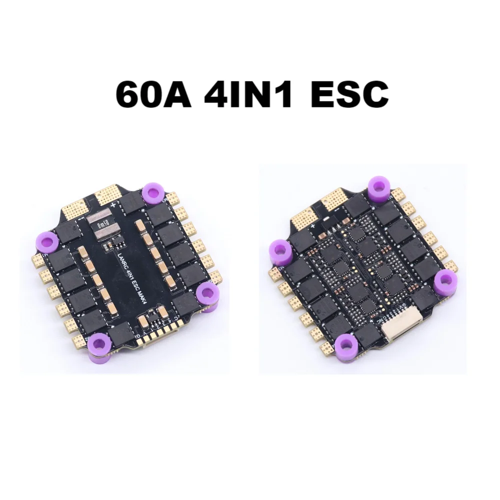 

UAngel F722 F7 Flight Control 45A 60A 4INI ESC VTX1000 Video Betaflight Flight Controller for RC Drone FPV Racing Parts