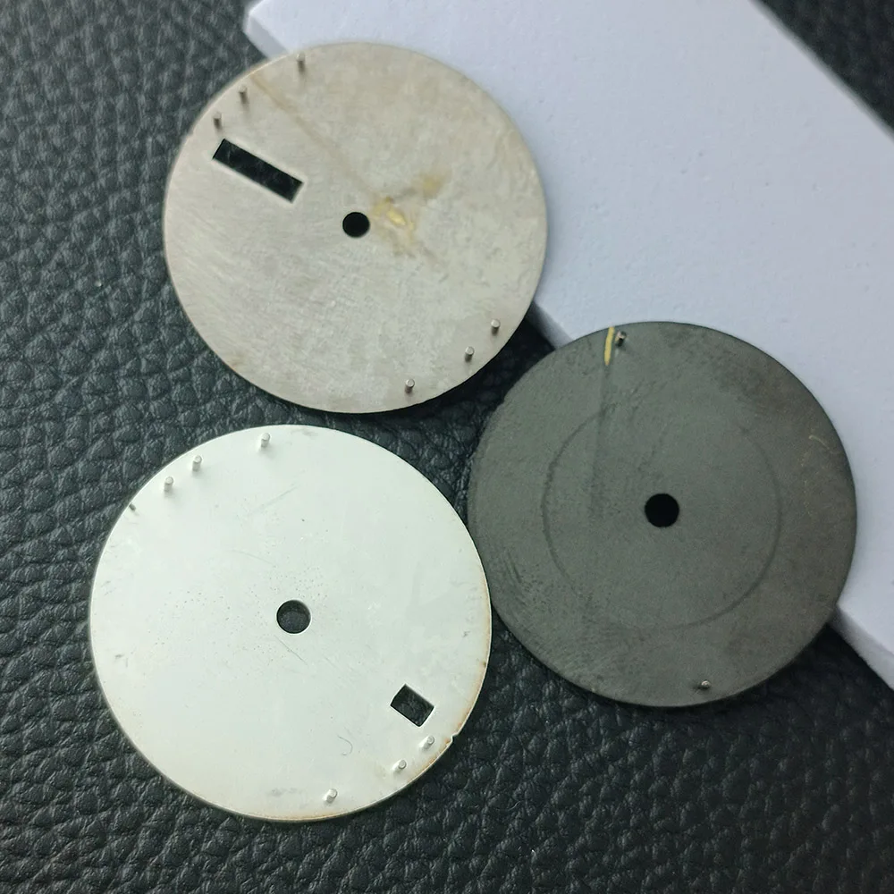 28.5mm NH35 blank dial, no single or double calendar dial, suitable for NH35/36/38 movements, supports custom private logo