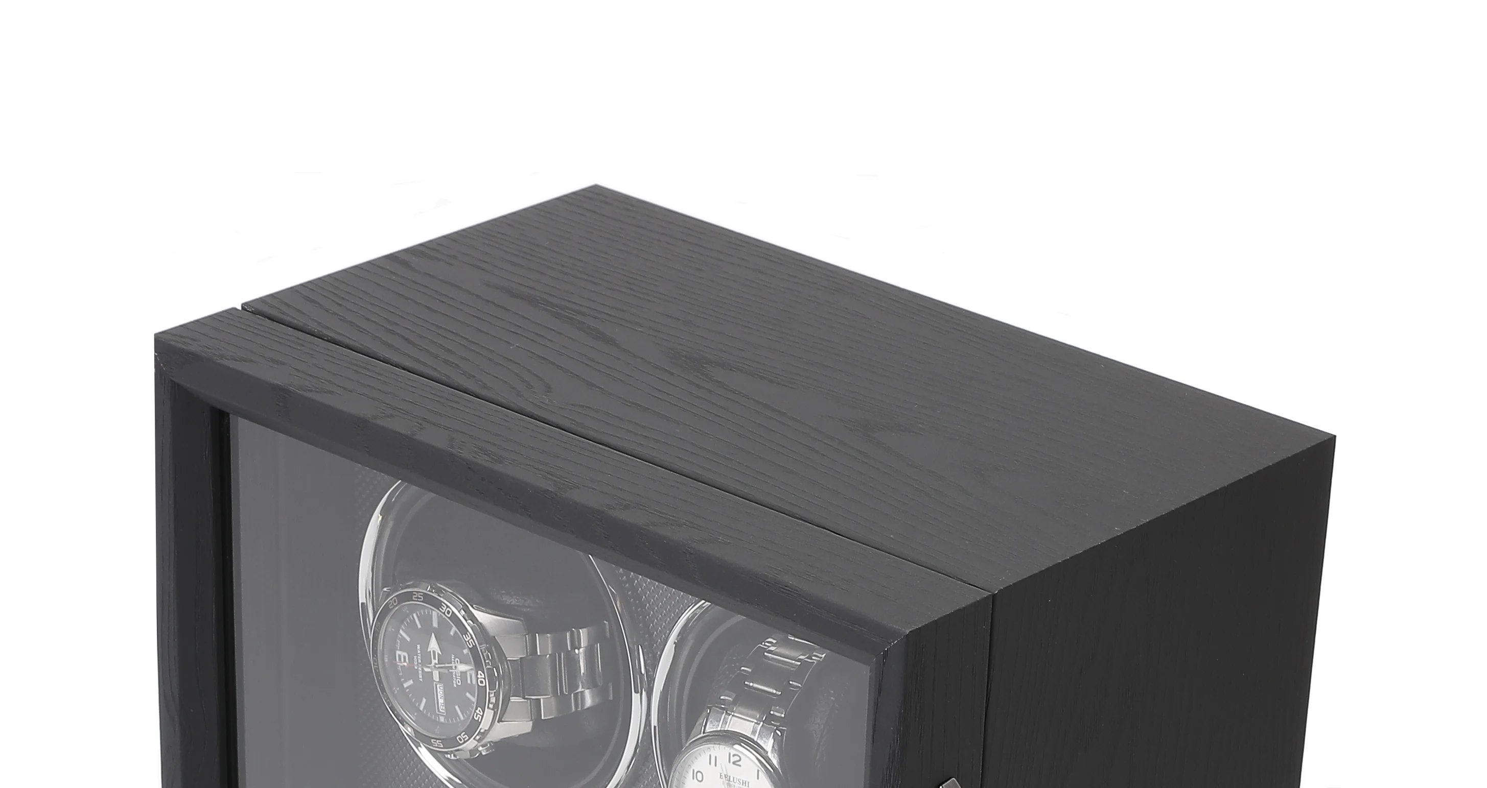 Embers Black Watch box 1 2 4 slots watch winder for automatic watches With Ambient Lighting