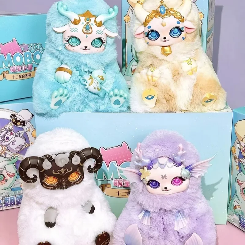 

Genuine Mobo Star Twelve Constellations Dew Of The Stars Series Blind Box Cute Vinyl Plush Doll Decor Ornament Surprise Kid Gift