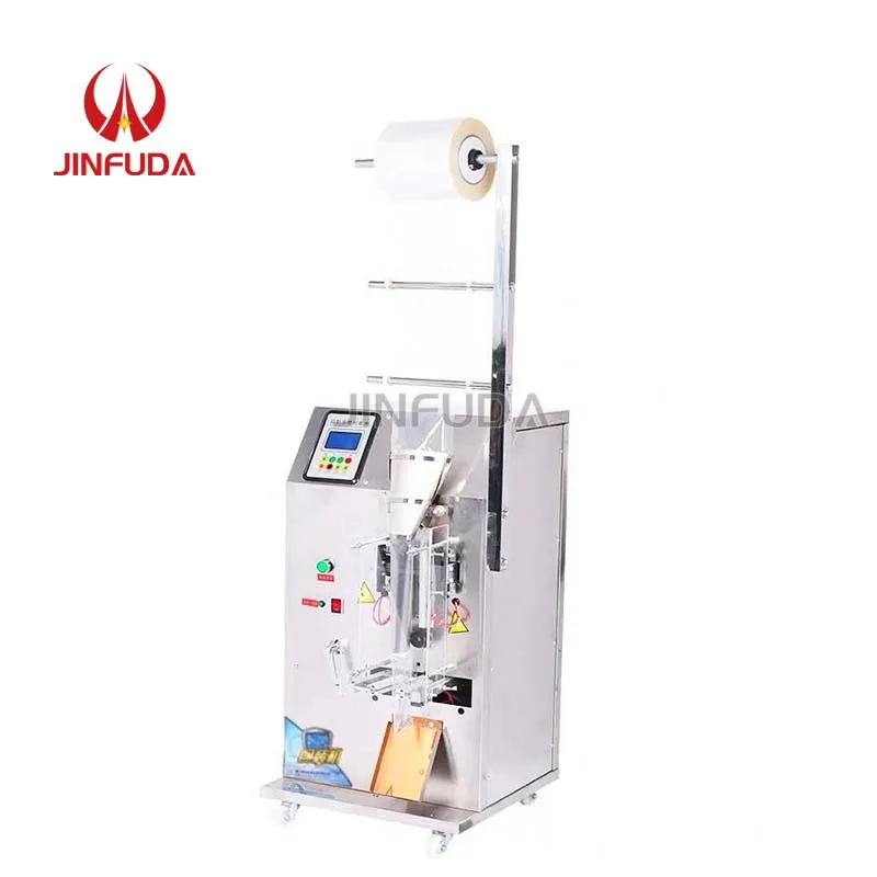 

Automatic small plastic bag juice sugar coffee flour sachet powder sachet filling and sealing machine