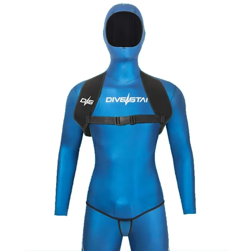 Scuba Diving Weight Vest  3mm Neoprene Freediving with 6 Drop pocket Spearfishing equipment