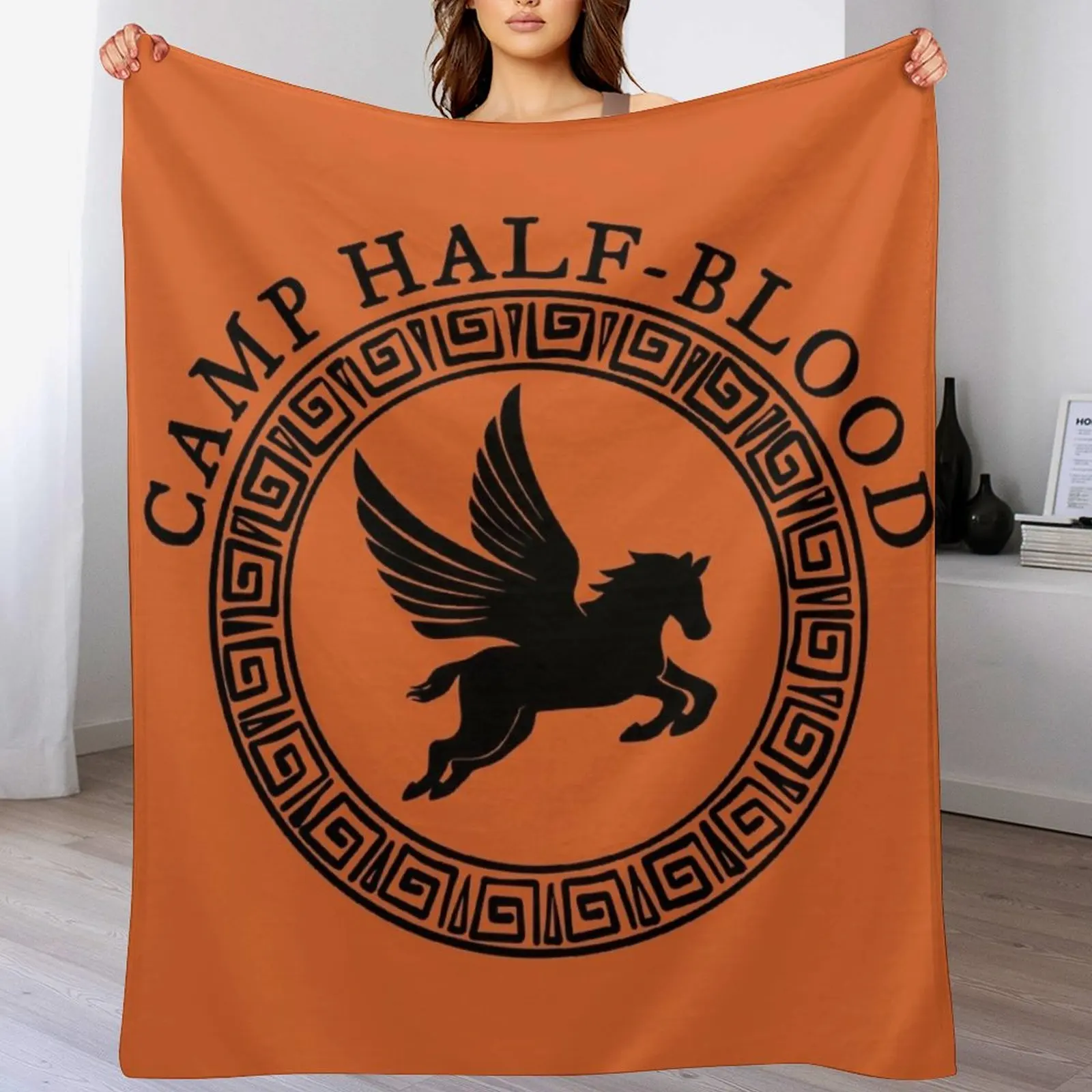 

Camp Half Blood, Camp Half Blood logo Throw Blanket Heavy Blankets For Sofas Furry Blankets