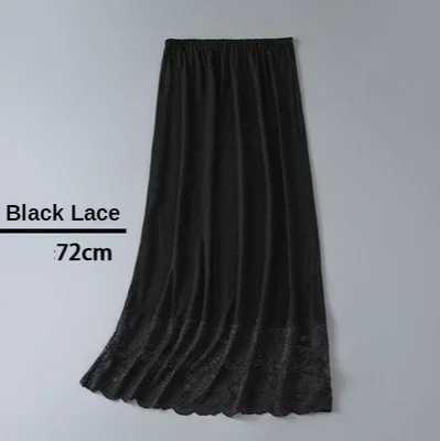 Basic Underskirt Modal Female Half Length Skirt Lace Slip Innerwear Short Skirt Women Half Slip Dress Petticoat