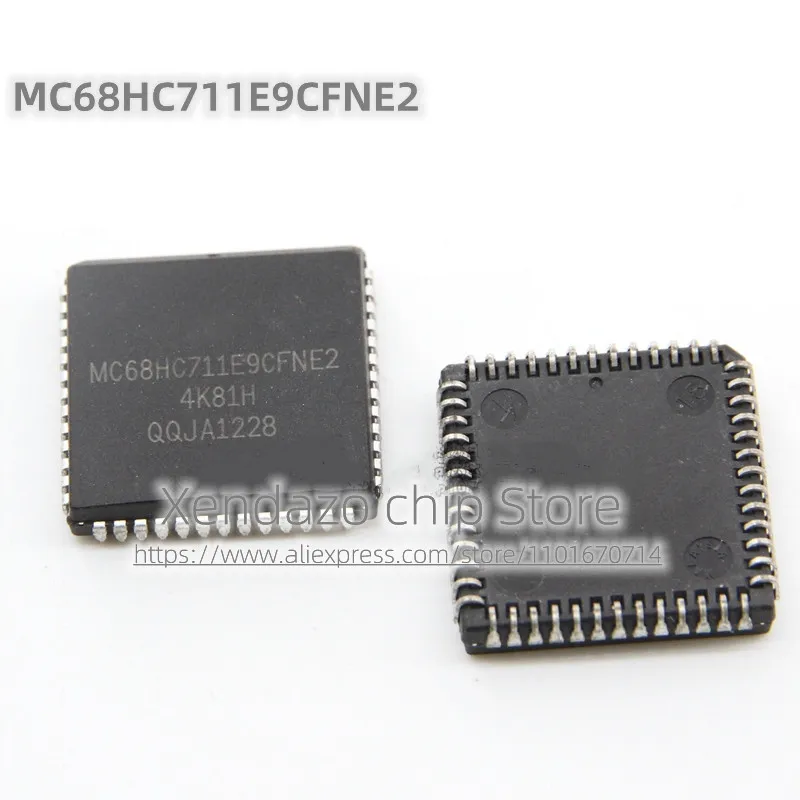 1pcs/lot MC68HC711E9CFNE2 MC68HC711E9 PLCC52 package 8-bit microcontroller chip