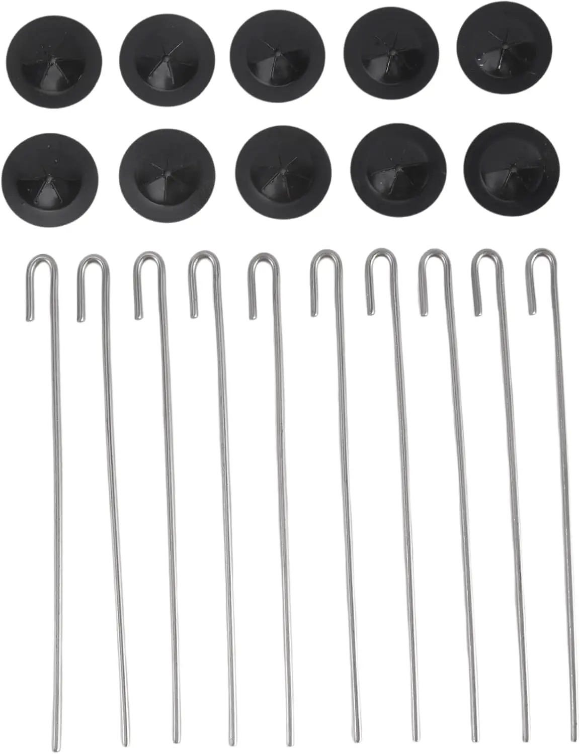 80 Sets Stainless Steel Critter Guard Clips for Attaching Galvanized Welded Wire Mesh to Solar Panels
