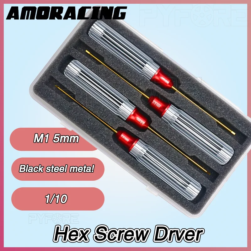 

Hex Screw Driver Screwdriver Set 1.5mm 2.0mm 2.5mm 3.0mm Hexagon Tool Kit For FPV Racing Drone Heli Airplanes Cars Boat RC Parts