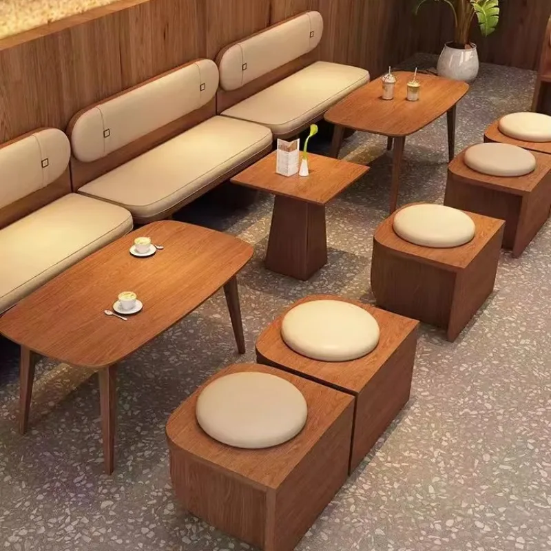 Hot Sale Booth Sets for Restaurant Coffee Shop Customized Seating  Restaurant Sofa Booth Chair and Table