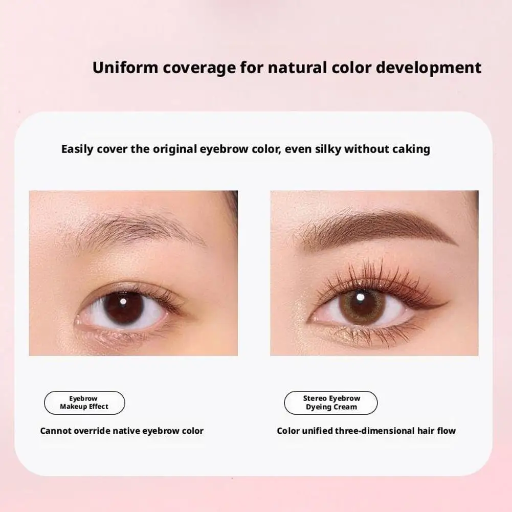 Przezroczysty naturalny wzmacniacz brwi ﻿ Trwały, wodoodporny żel do stylizacji brwi, przezroczysty, półtrwały makijaż brwi.