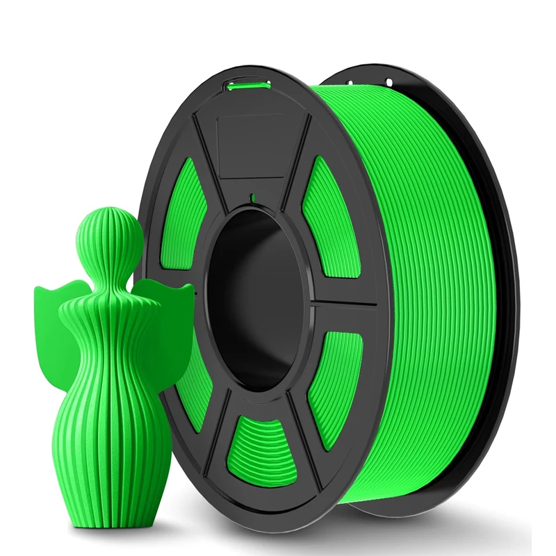 TECBEARS 1Roll pla plus 3D-filamentprinter 1,75 mm ± 0,02 mm Milieuvriendelijk, glad en bubbelvrij filament FDM DIY-cadeau