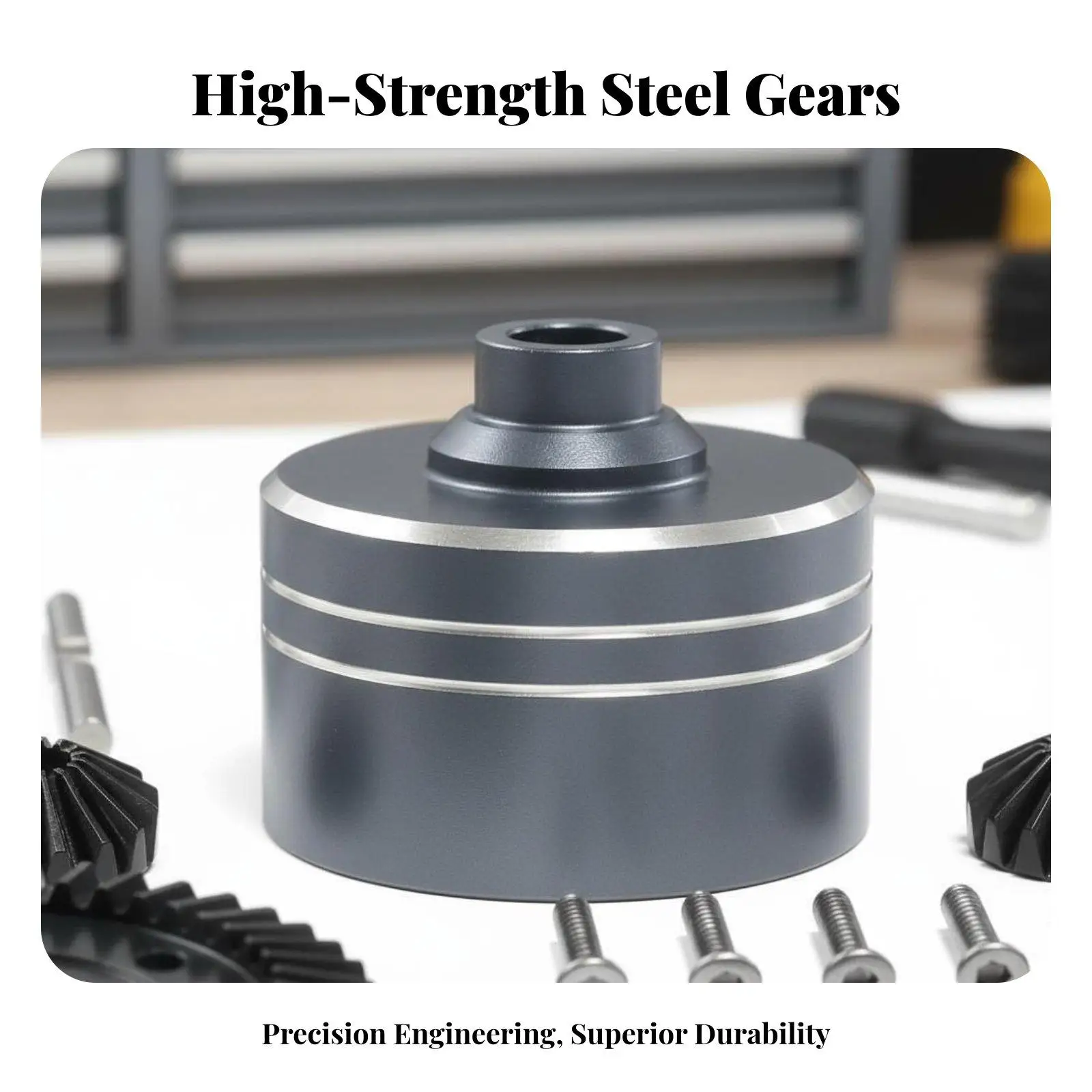 High Performance RC Differential Gear Assembly with Steel Main Gear and Pin Set for Tamiya TT02B Off Road Car Parts