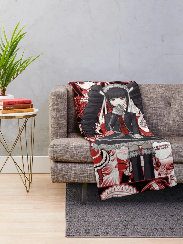 Celestia Ludenberg Manga Collage Throw Blanket Hair Decorative Sofas Tourist Blankets