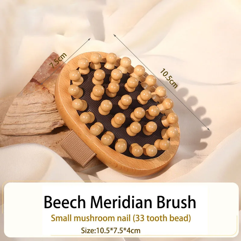 Manuelles Rückenmassagegerät, Meridianbürsten für den ganzen Körper, Massieren des Bauches und der Beine, Schabegerät